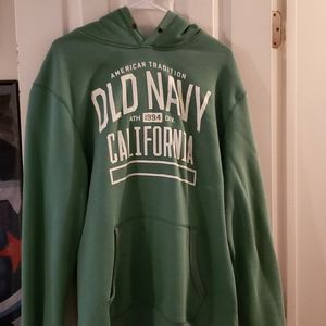XL Old Navy Green Hoodie